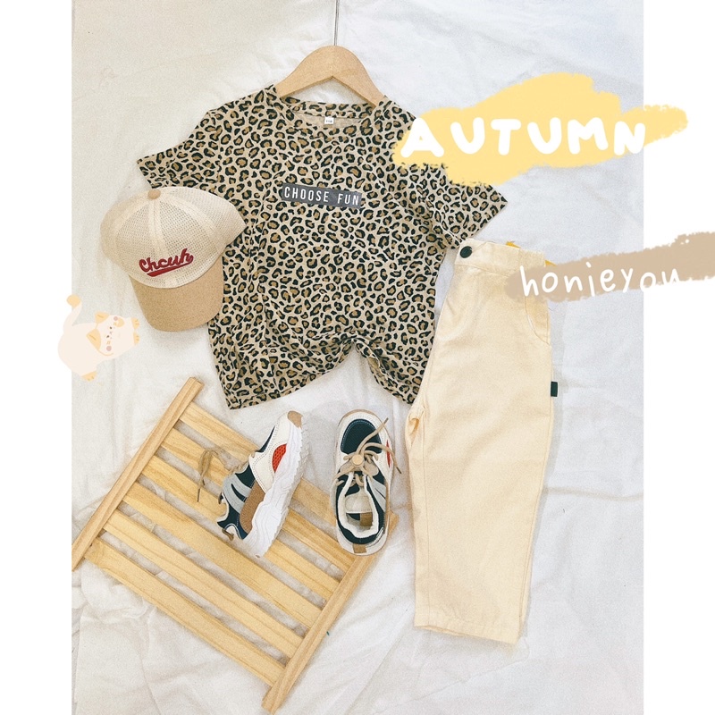 Quần baggy kaki be mềm bé trai
