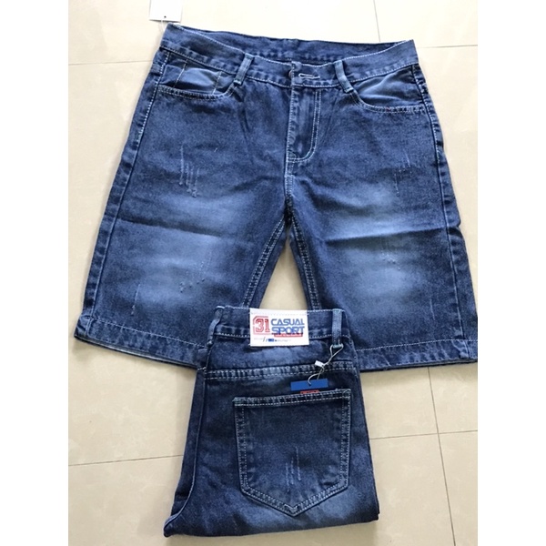 Quần short jean nam thời trang