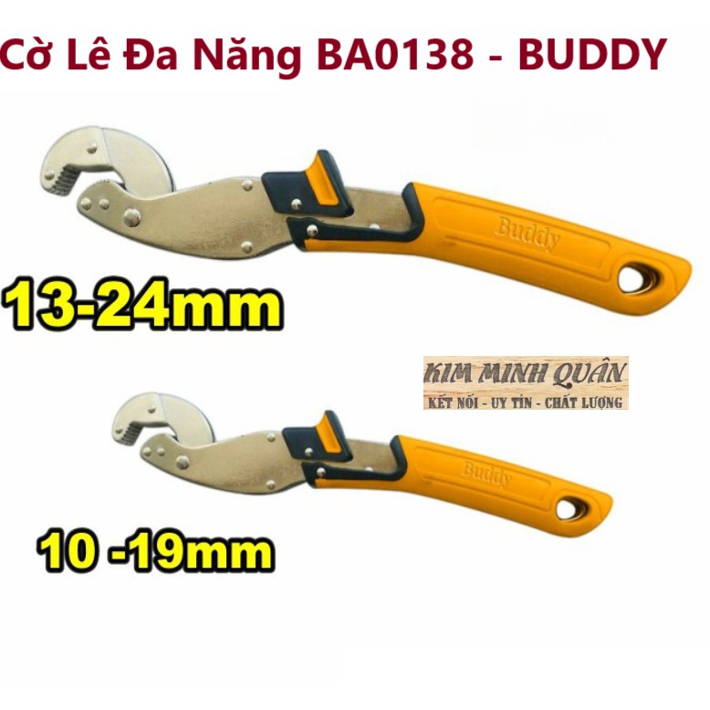 Bộ 2 Cây Cơ Lê Đa Năng Cao Cấp (10~19mm),(13~24mm) BA0138 BUDDY