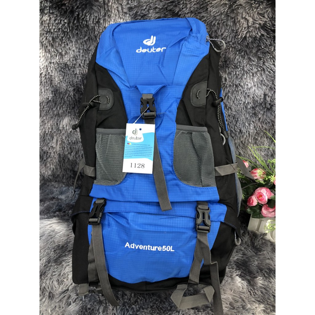 Balo Phượt thời trang Deuter Adventure 50L, chống nước cực tốt, siêu chắc chắn