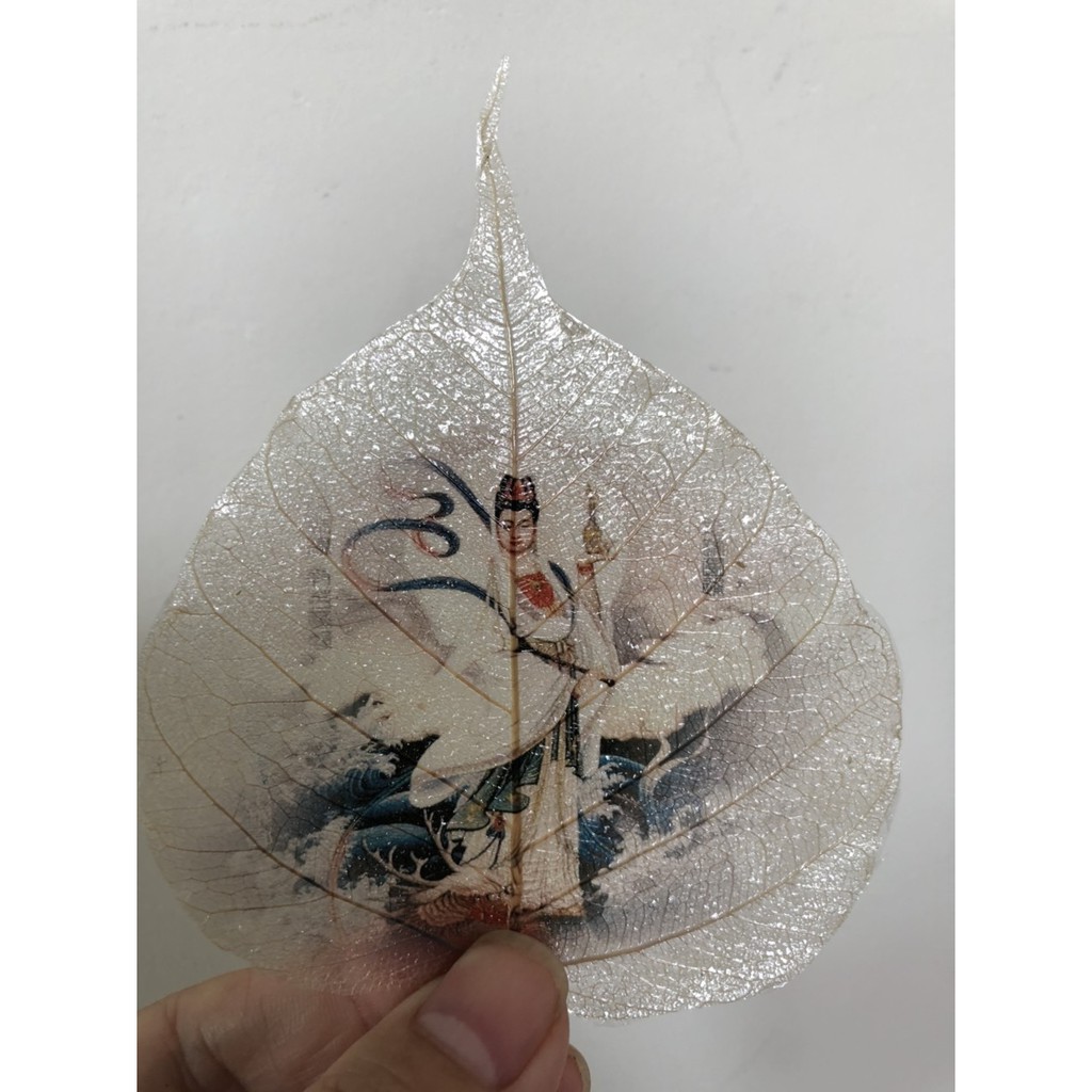 LÁ BỒ ĐỀ PHONG THỦY IN HÌNH ĐỨC PHẬT