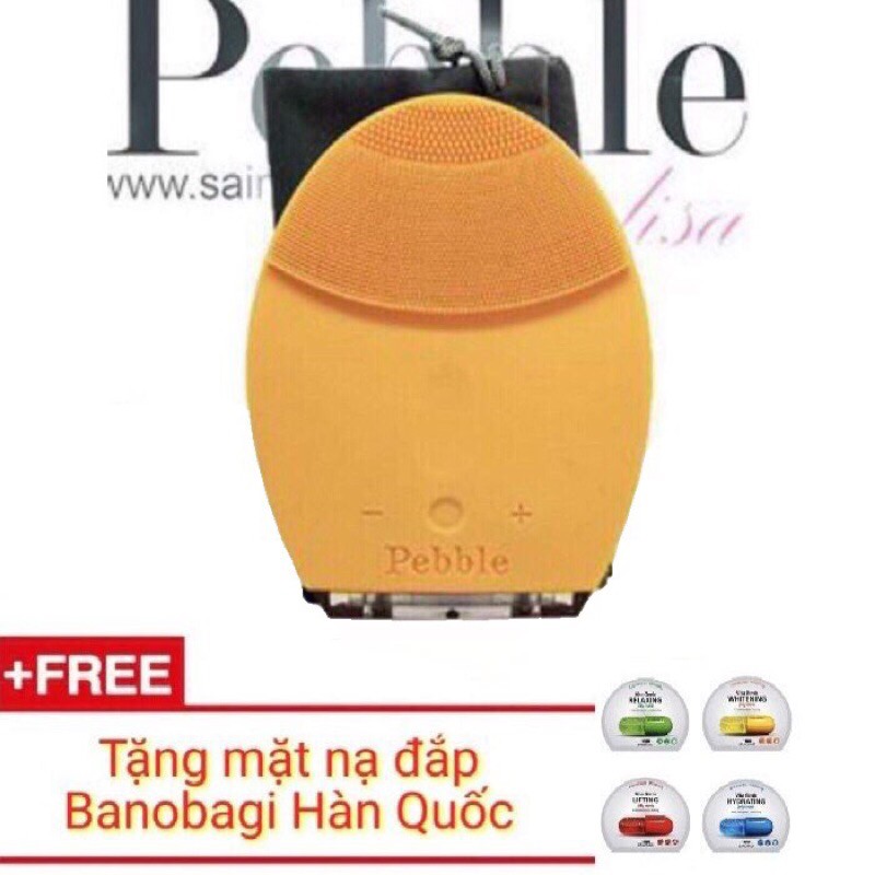 Máy rửa mặt Pebble Lisa + tặng mặt nạ Hàn Quốc