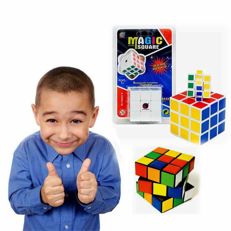 Combo 02 khối rubik cho bé rèn luyện khả năng tư duy trí tuệ