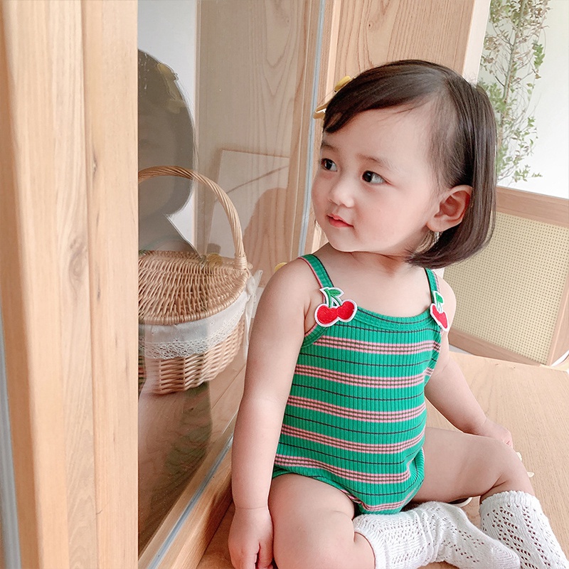 Baby Romper Sơ sinh Áo liền quần không tay Một mảnh Trẻ sơ sinh Bé trai Cô gái Trẻ em Cầu vồng Quần áo Thời trang Trẻ em &amp; Trẻ em AKKU