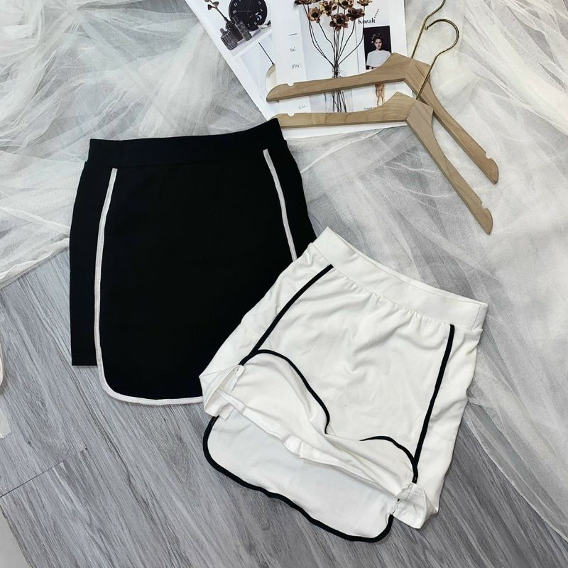 Chân váy ôm viền thể thao tennis