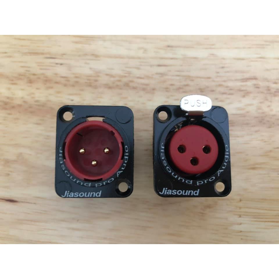 Jack cắm canon hãng Jiasound 2 loại