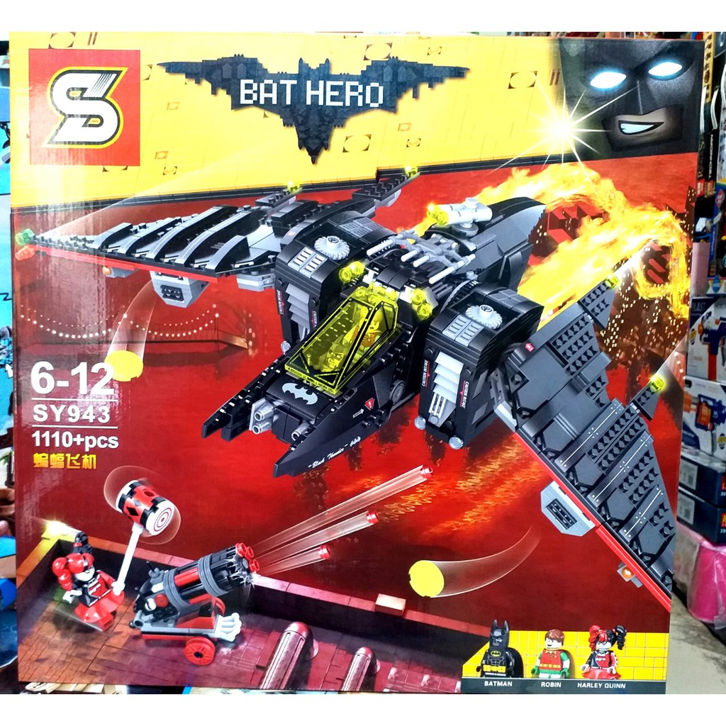 Đồ chơi xếp hình Siêu BAT HERO anh hùng Dơi SY943ảnh thật