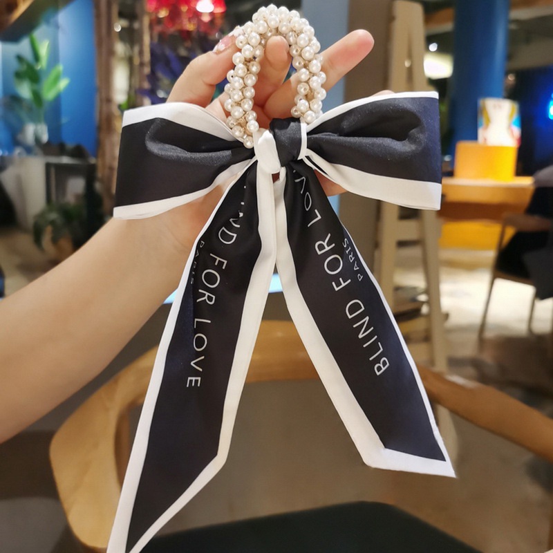 Dây Cột Tóc Ruy Băng Thắt Nơ Cổ Điển Cho Nữ dreamdiary