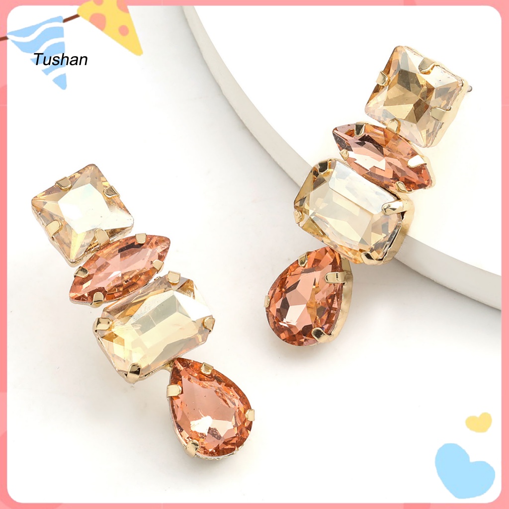 Khuyên Tai Nữ Hình Giọt Nước Thời Trang Thanh Lịch