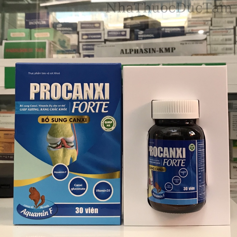 Viên Uống PROCANXI FORTE Bổ Sung Canxi, Vitamin D3