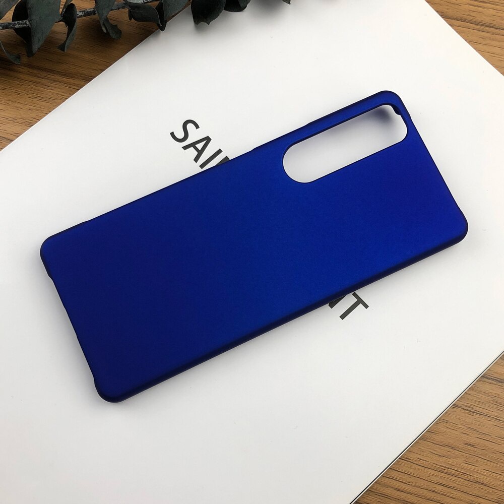 Ốp điện thoại PC cứng nhám siêu mỏng chống bám vân tay cho Sony Xperia 10 5 1 III II 1III XZ5 XA4 Ace II 2