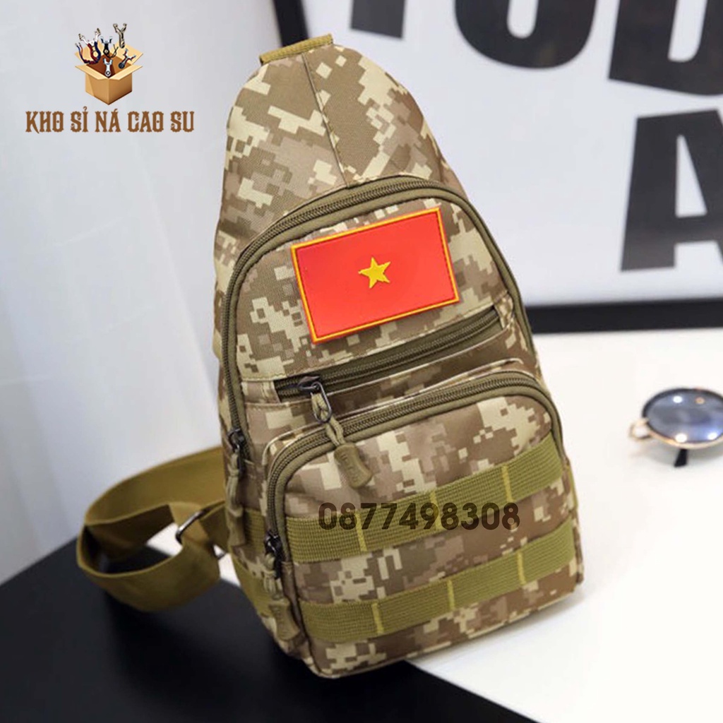 [Sale sốc] Túi đeo chéo thể thao rằn ri - Balo sử dụng tiện lợi đựng được nhiều đồ