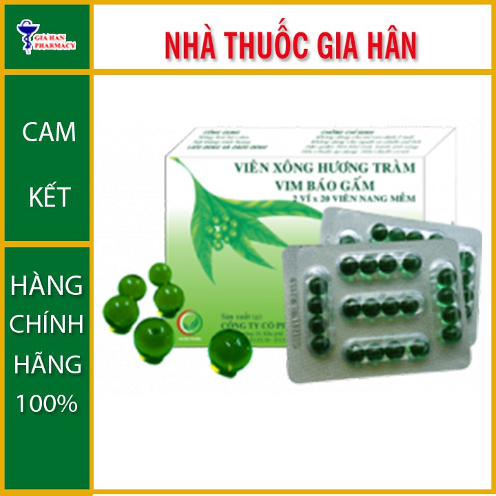 Viên Xông Hương Tràm Vim Báo Gấm - Gia Hân Pharmacy