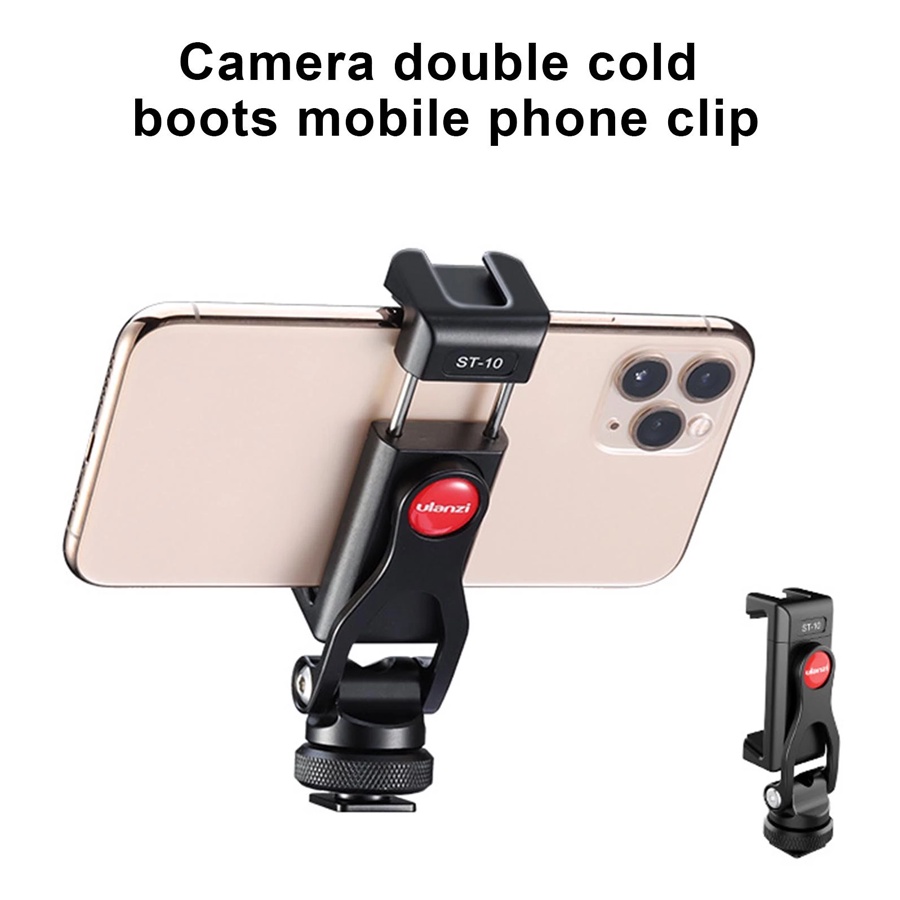 ULANZI ST-10 - Ngàm kẹp điện thoại bằng kim loại xoay 360°