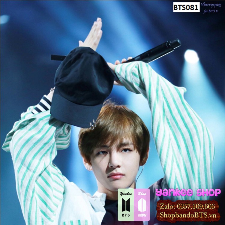 Mũ BTS Đội - Mũ V Taehyng Có Nhẫn Trong Wings Tour
