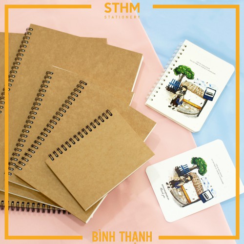 Sổ tay vẽ - Sketchbook - 130gsm - 50 tờ - STHM stationery