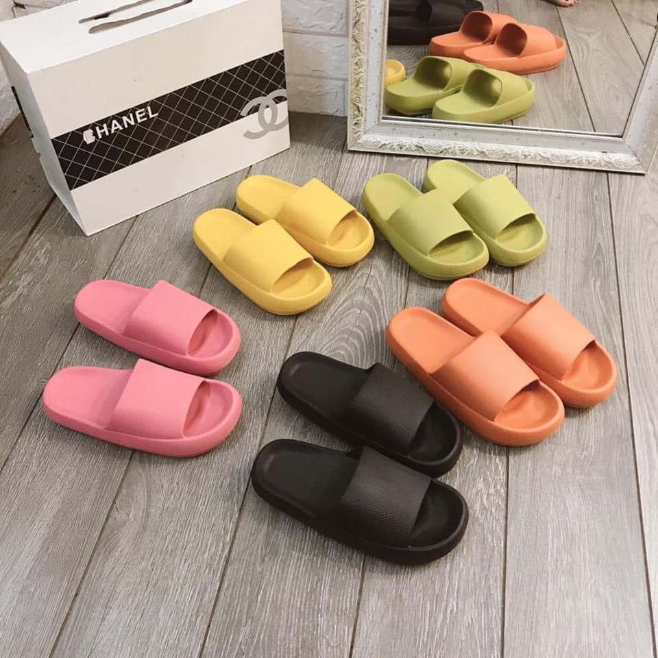 ❌SỈ GIÁ TỐT❌ Dép thông hơi ulzzang bánh mì độn đế 4 cm siêu nhẹ chống trượt 88222 shop tiện ích