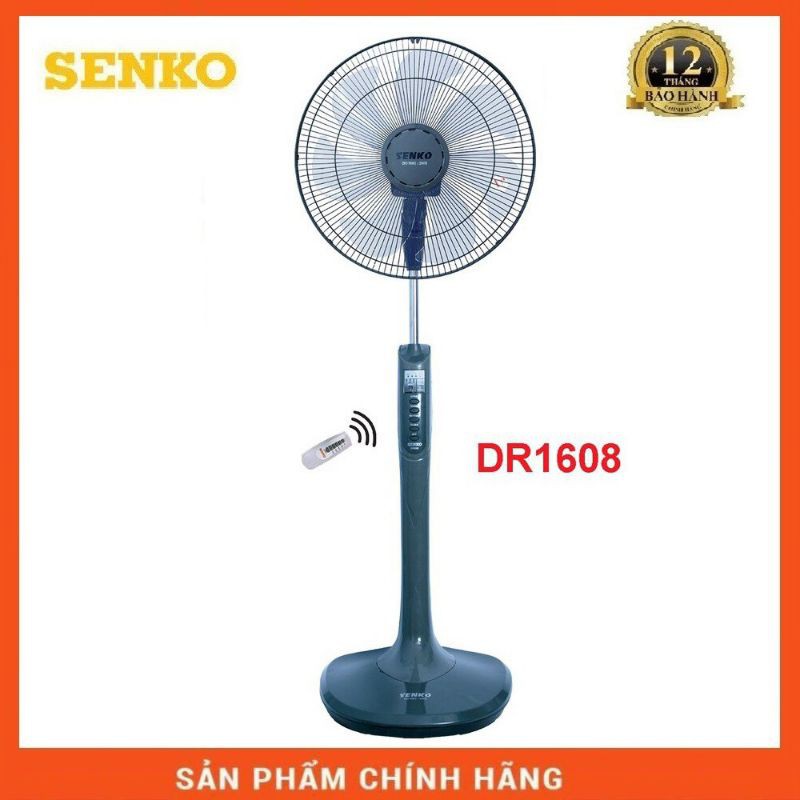 [Giá Hủy Diệt] Quạt cây có điều khiển từ xa Senko mã DR1608 bảo hành 24 tháng