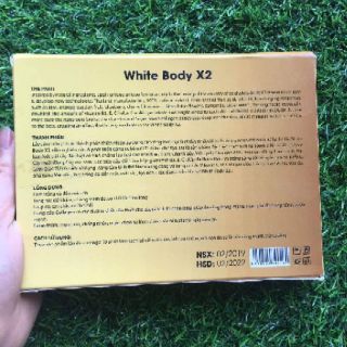 TẮM TRÁNG WHITE BODY X2