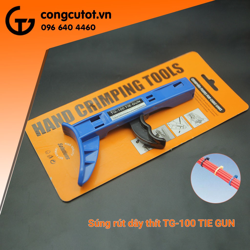 Súng rút, cắt dây thít nhựa tự động TG-100 TIE GUN