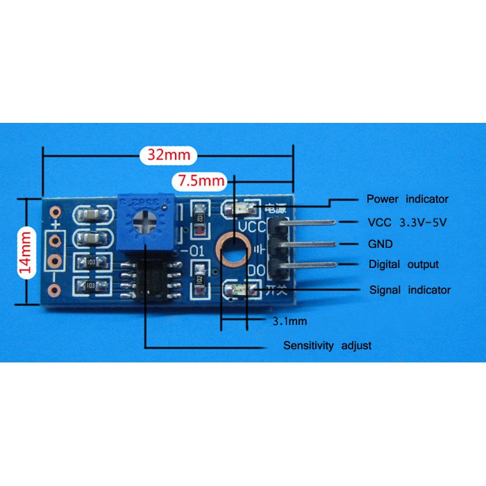 Module cảm biến rung SW-420