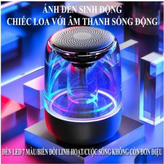 Loa bluetooth biến đổi màu âm thanh 6d siêu trầm