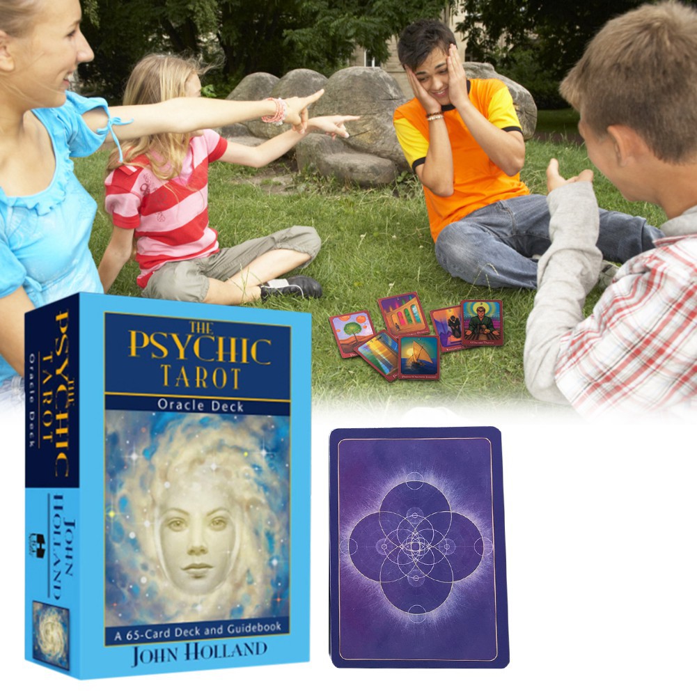 Bộ bài tarot mạ vàng dòng The Psychic độc đáo  bìa