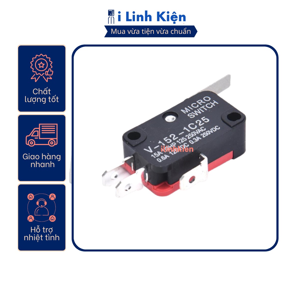 Công Tắc Hành Trình V - 152 - 1C25 15A 250V Không Con Lăn