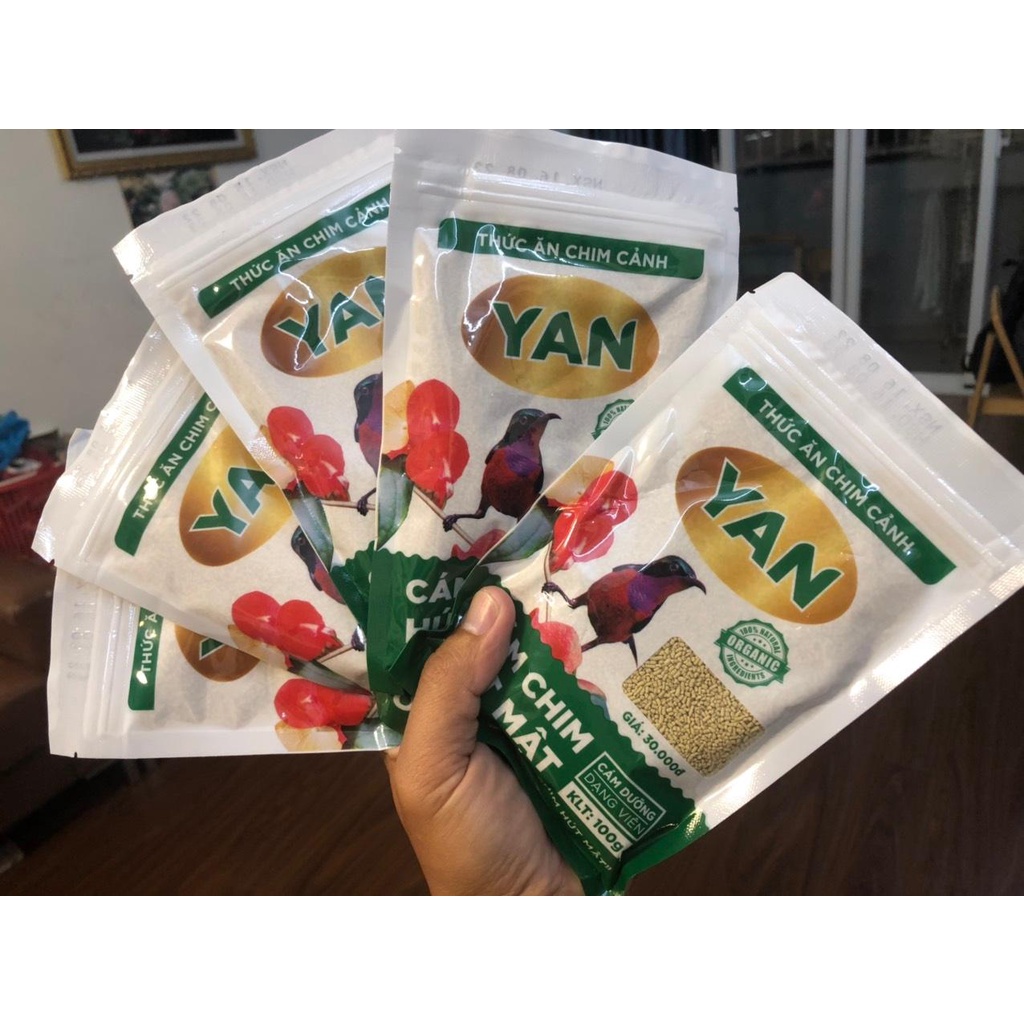 Cám chim hút mật Yan thời hạn sử dụng 1 năm
