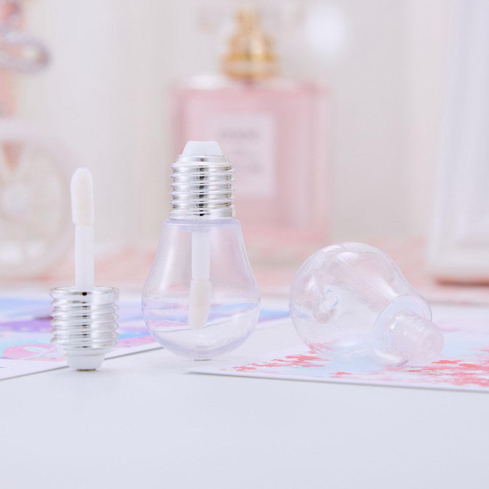 Set 1 / 5 Ống Son Dưỡng Môi Mini Trong Suốt Thiết Kế Dễ Thương