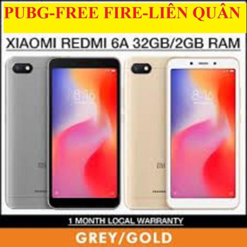 điện thoại Xiaomi Redmi 6A Có Tiếng Việt 2sim Ram 3G/32G mới 98%