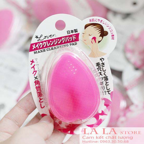 Miếng rửa mặt Silicon Seiwapro Loven Make Cleansing Pad Nhật Bản | BigBuy360 - bigbuy360.vn