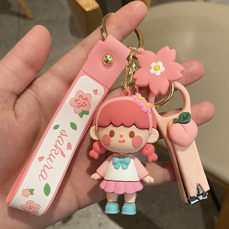 Móc Khóa Hình Sakura Xinh Xắn Đáng Yêu