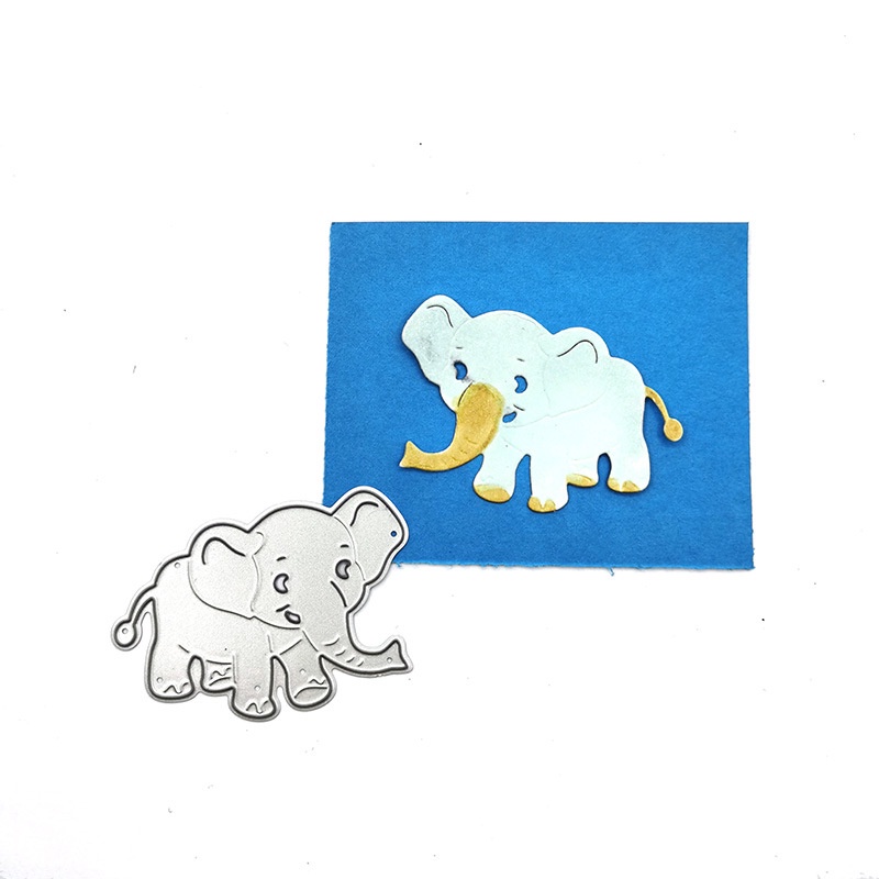 K1847 - Khuôn Kim Loại Cắt Hình Con Voi