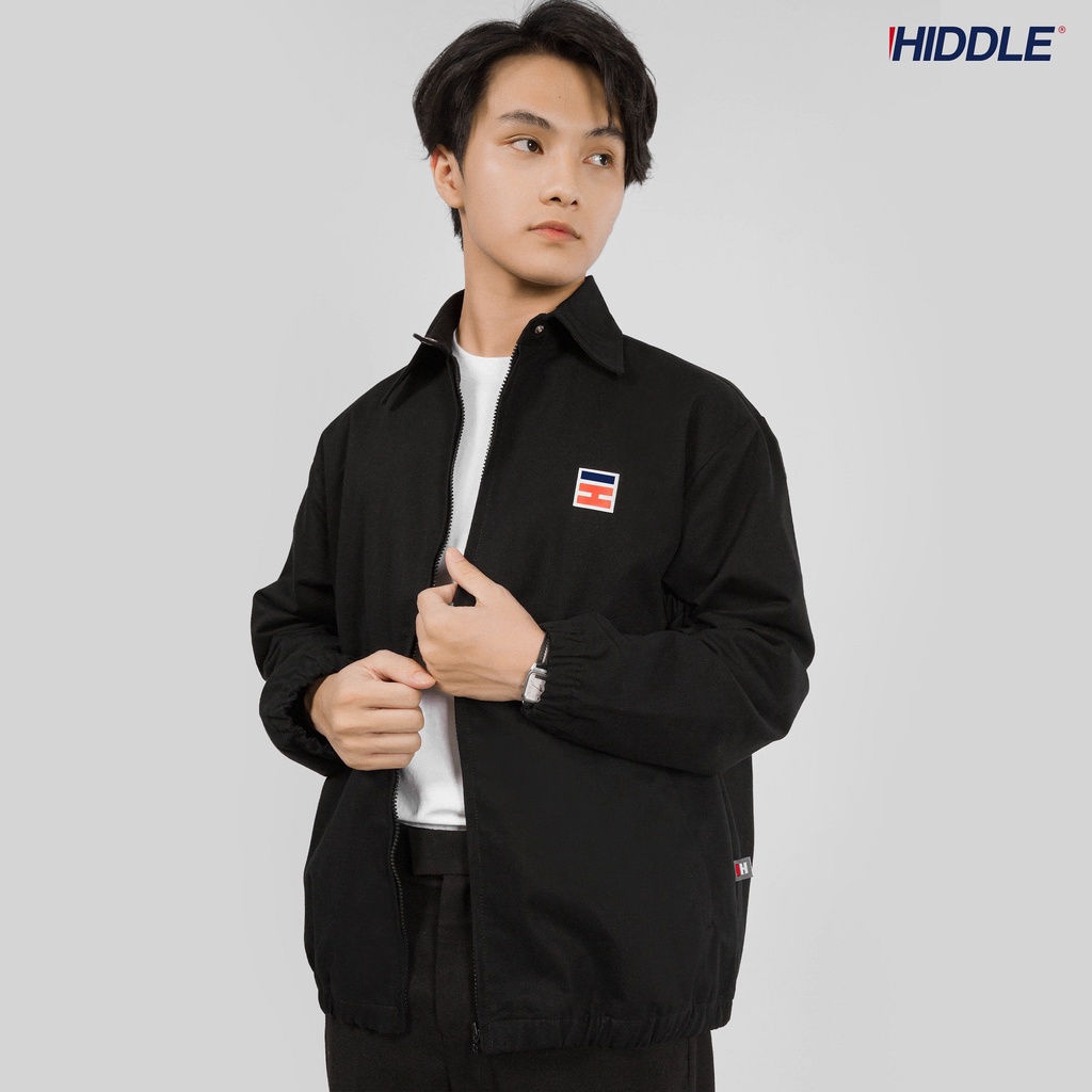 Áo Khoác Kaki Khóa Kéo Basic HIDDLE, Jacket Nam 266214