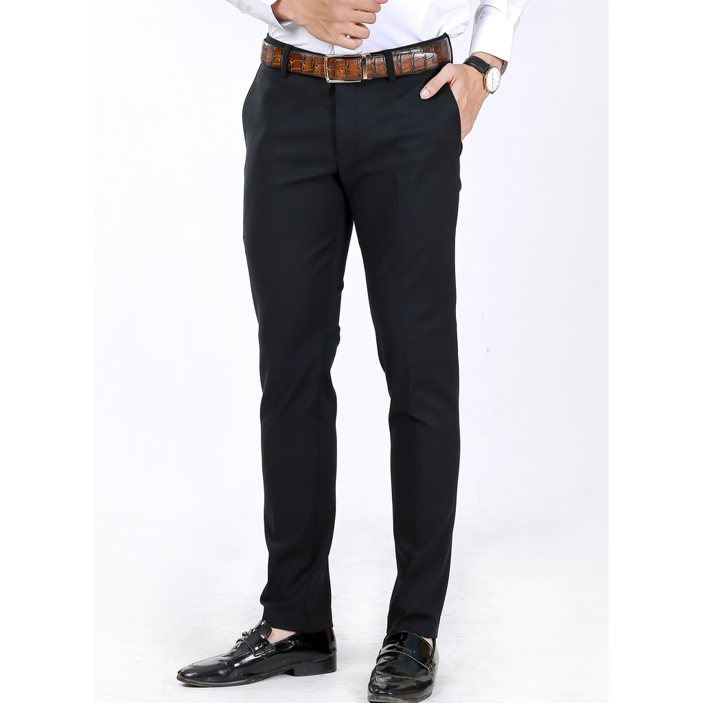 Quần Tây Nam 299 Dáng Slimfit Vĩnh Tiến Đen