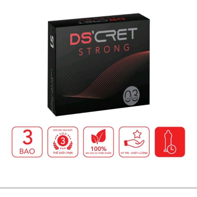 Bao cao su DS'CRET hàng chính chãng