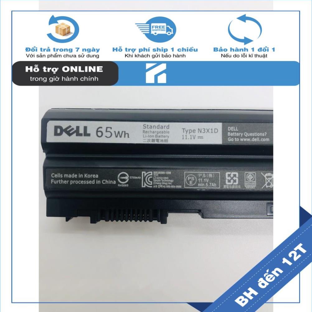 BH12TH Pin Dell Latitude E5420 E5430 E5520 E5530 E6420 E6430 E6520 E6530 zin- mã pin T54FJ-60wh- Hàng mới 100%-