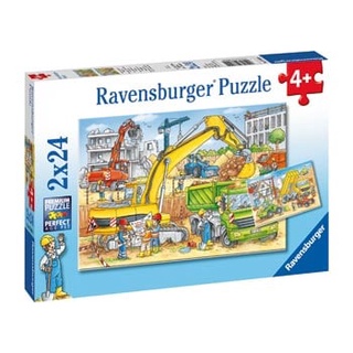 Xếp hình puzzle hard at work 2 bộ 24 mảnh ravensburger 078004