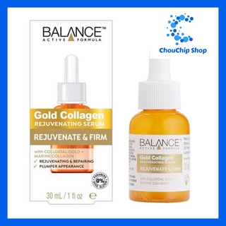 Tinh chất làm chậm lão hoá da – cải thiện làn da hoàn hảo Balance Active Formula Gold Collagen Rejuvenate Serum 30ml