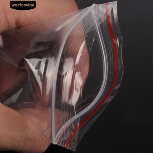 Set 100 túi bấm miệng đựng bánh kẹo, trang sức tiện dụng
