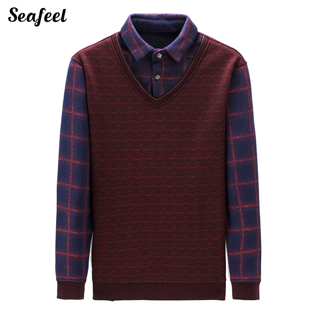 Sf_áo Sweater Tay Dài Vừa Vặn Giữ Ấm Mùa Đông Cho Công Sở