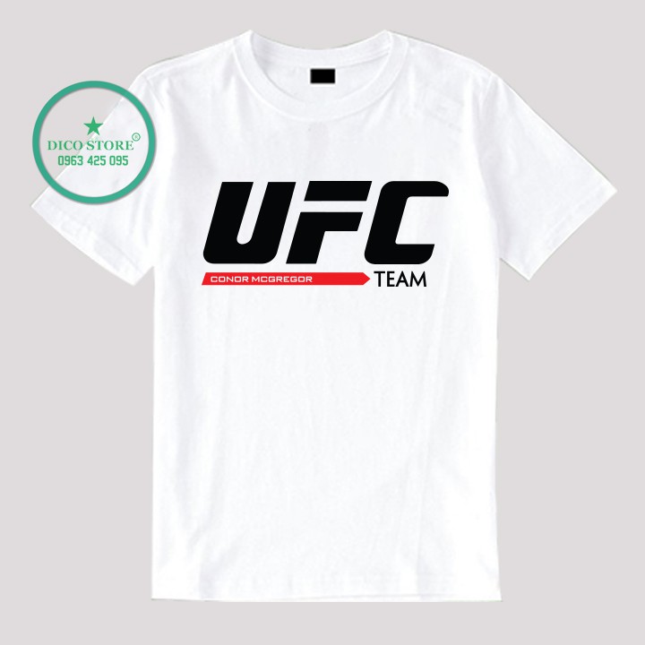 ÁO THUN NAM UFC TEAM VẢI 100% COTTON MỀM MỊN CAO CẤP