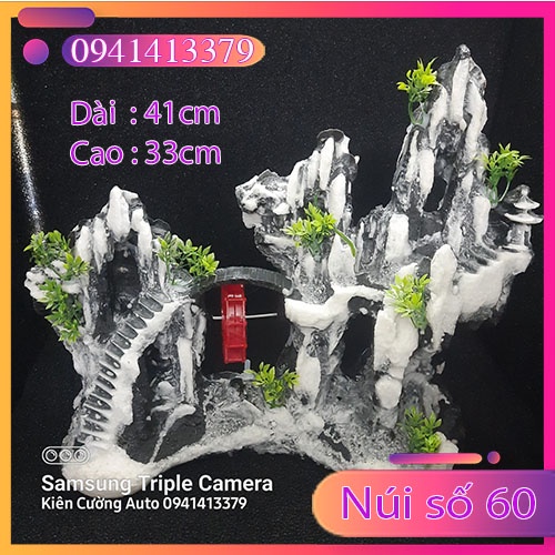 Mô Hình Núi - Hòn non Bộ - Trang Trí Bể cá Mẫu số 60