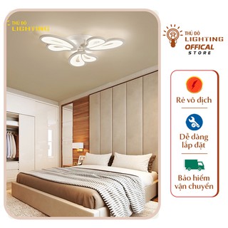 Đèn Mâm Ốp Trần Hồ Điệp 2035/5 Trang Trí Phòng Khách Phòng Ngủ THỦ ĐÔ LIGHTING Đèn Led 3 Chế Độ Sáng Điều Khiển Từ Xa