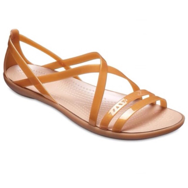 [Free Ship Toàn Quốc] Sandal nhựa nữ strappy màu đen và nâu cho nữ