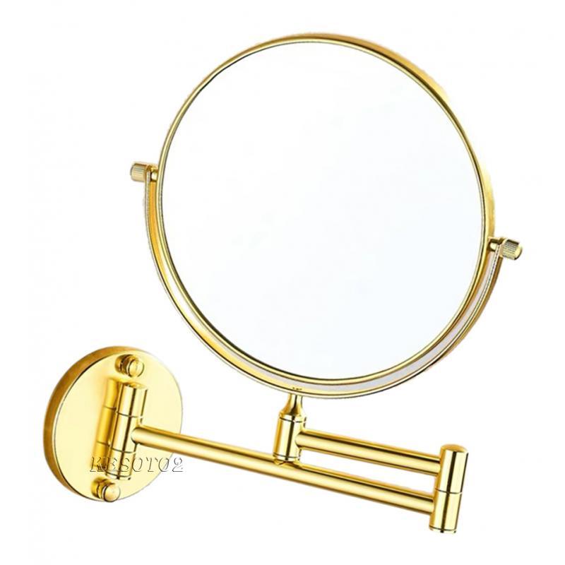 Gương Trang Điểm Hai Mặt Phóng Đại 3X Kesoto2 Có Thể Xoay Gắn Tường Tiện Lợi