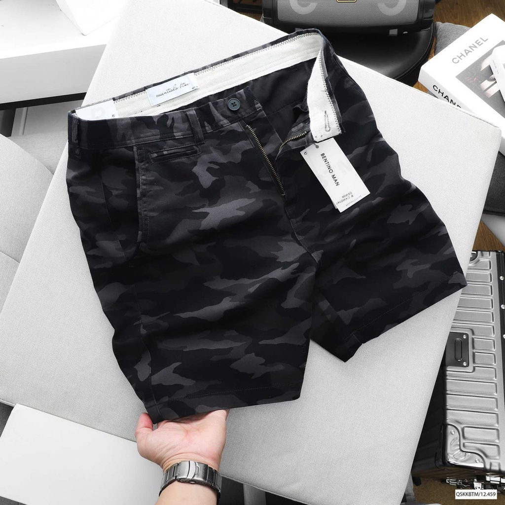 Quần lửng nam chất vải kaki cao cấp,form slim fit tôn dáng, nam tính 9661