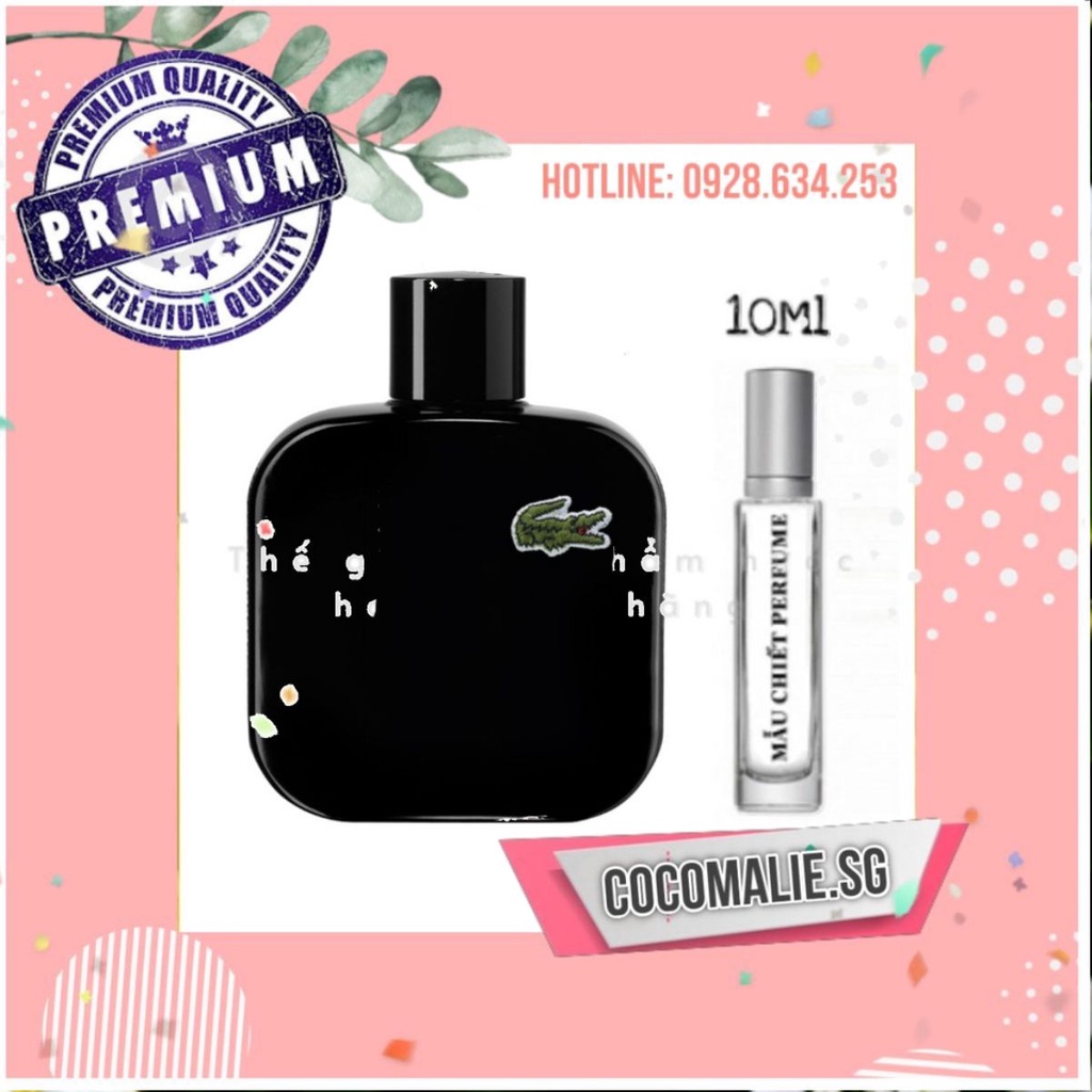 Nước Hoa Nam Dùng Thử Lacoste Eau de Lacoste L12.12 Noir Intense EDT 5ml/10ml/20ml