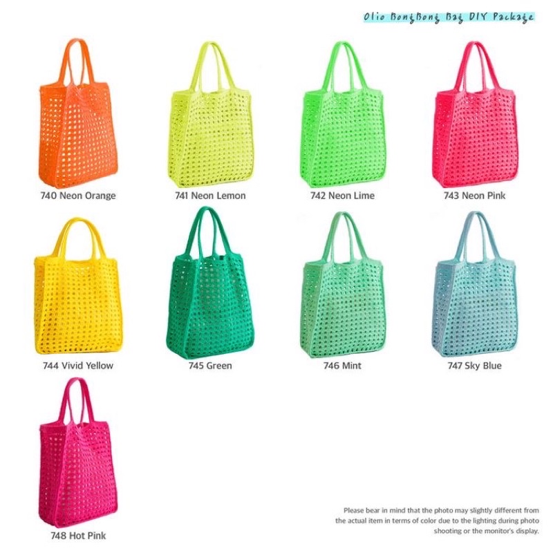 NET CROCHETBAG - TÚI TOTE LEN BASIC